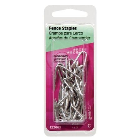 Hillman 122663 CD 1.25 Blued Fence Staples 0.75 in. - pack of 6 5002862